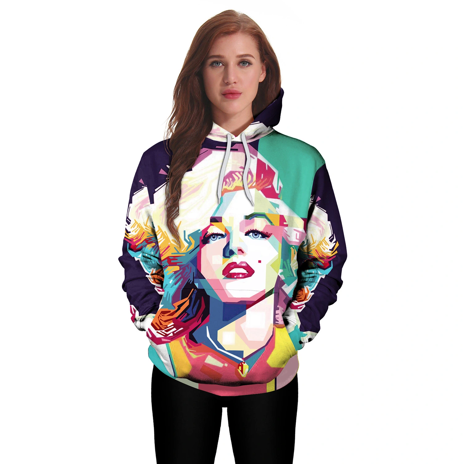 Beauty Watercolor Digital Print Hoodie