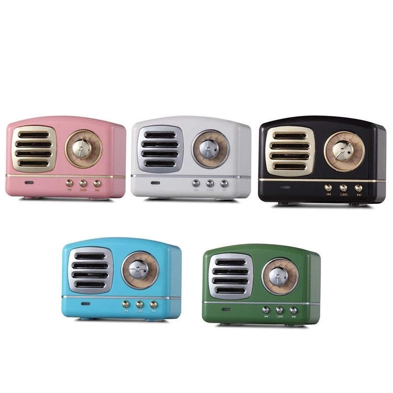 Creative retro bluetooth speaker wireless mini