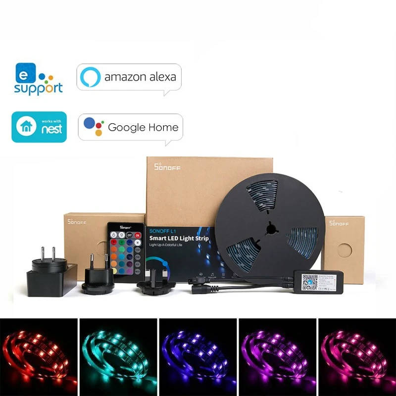 SONOFF L1 Time delay smart LED RGB light strip