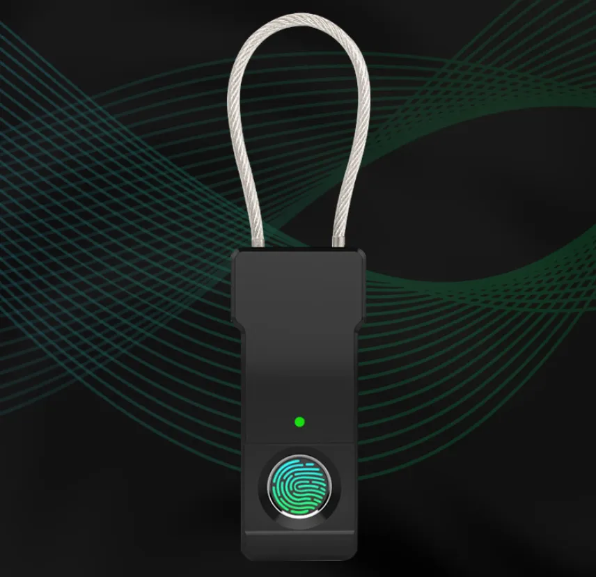 Smart fingerprint padlock door lock