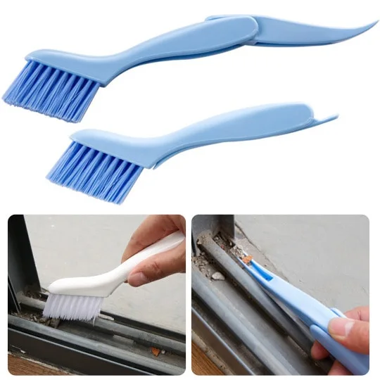 Multipurpose Window Groove Cleaning Brush Keyboard Nook And Cranny Dust Small Shovel Window Track Cleaning Brushes