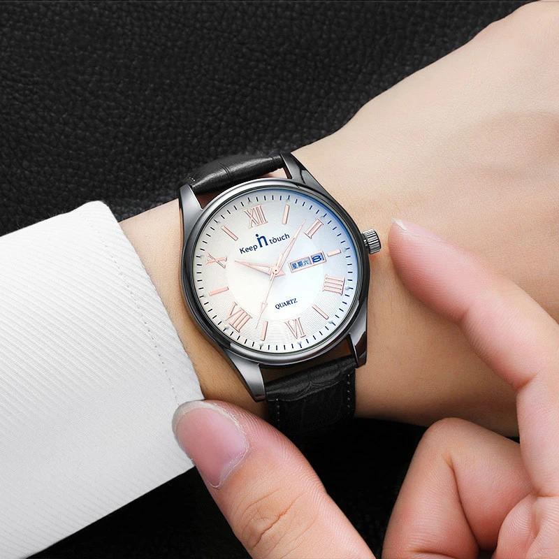 Retro waterproof quartz watch