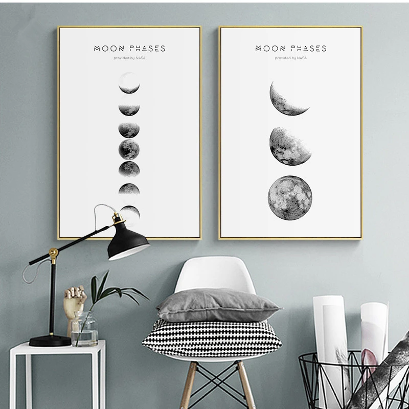 Eclipse personality modern simple hanging painting