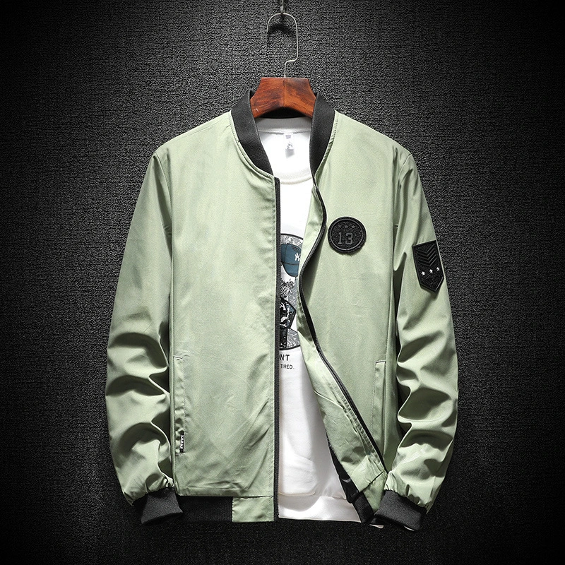 Thin baseball jacket