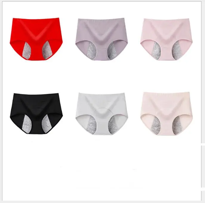 Menstrual period leakproof sanitary pants high waist