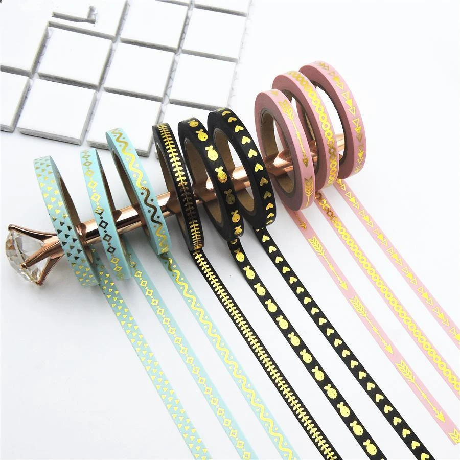 3 Piece Foil Washi Tape