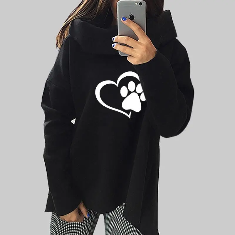 Hooded irregular top