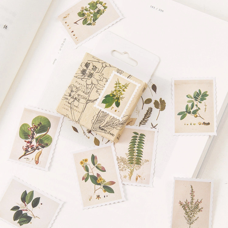 Plant Atlas Stickers Handbook Album Items DIY