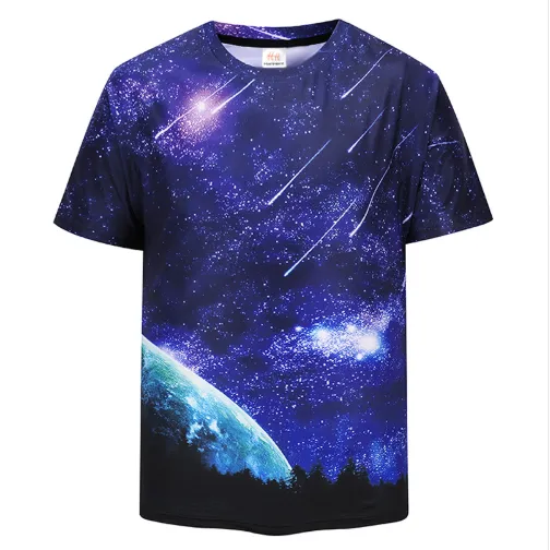 Star digital print short sleeve