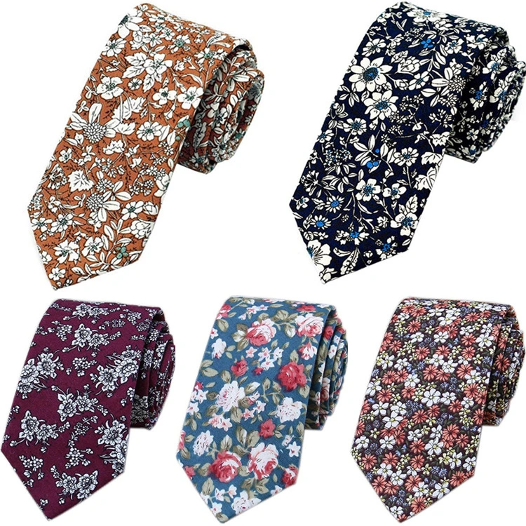 Floral tie cotton printing casual Korean version