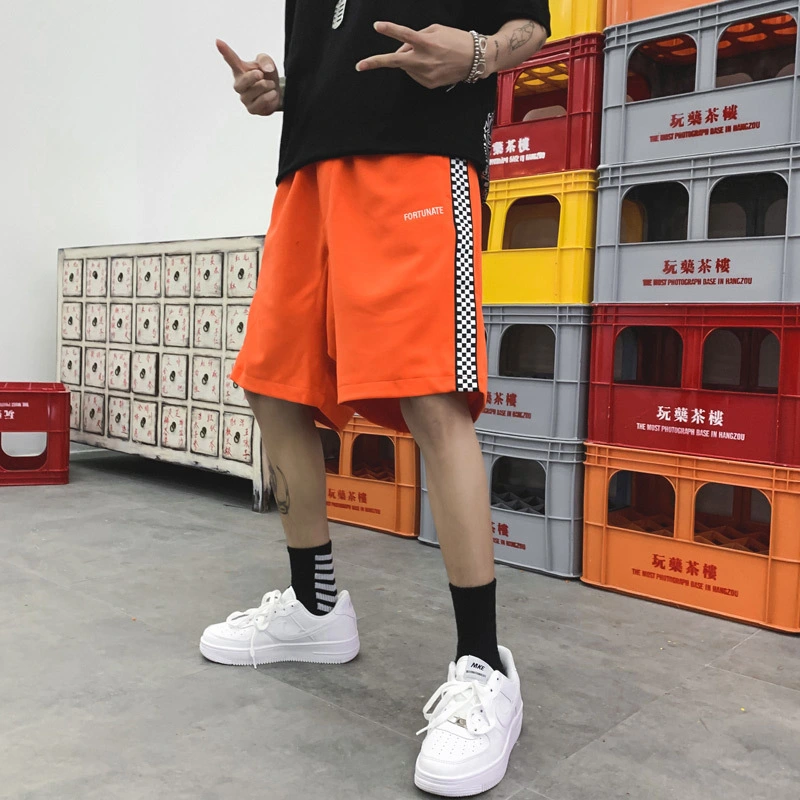 Hip hop shorts men's summer loose trend new Harajuku hiphop tide brand five points casual pants