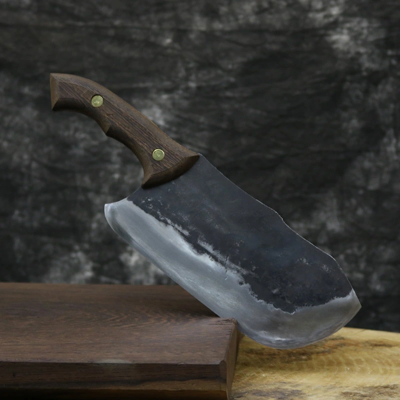 Traditional hand-forged round head chopper