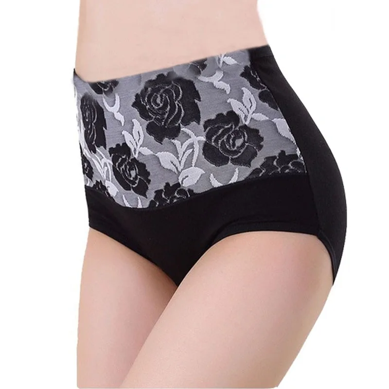 Women's cotton high-waist underwear