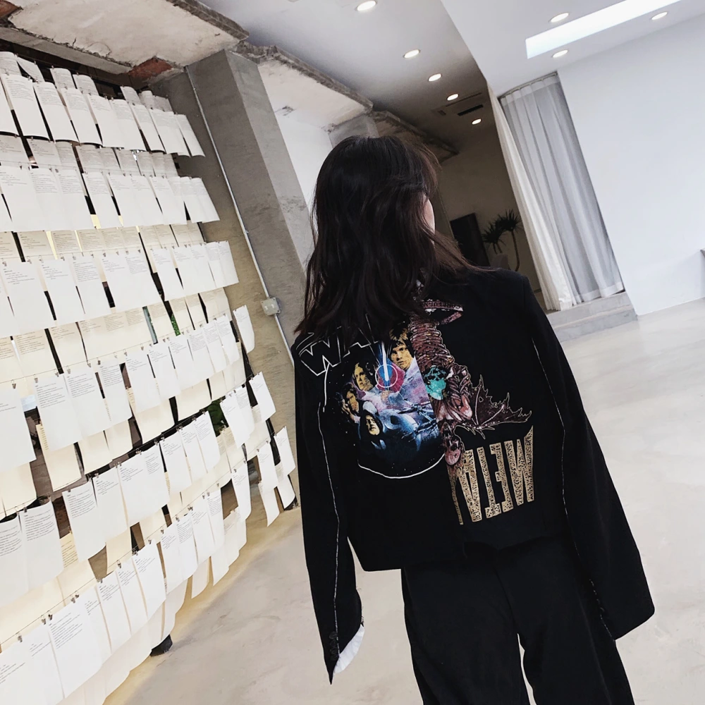 Black small suit jacket