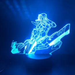 Creative hero ice shooter Ashe 3D night light