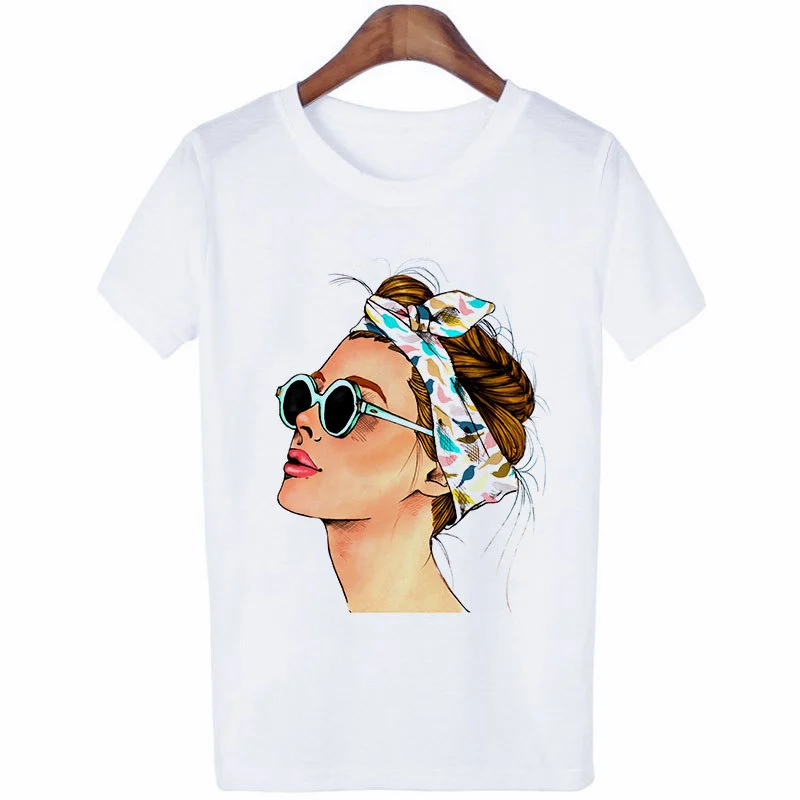 Halloween print women's short sleeve