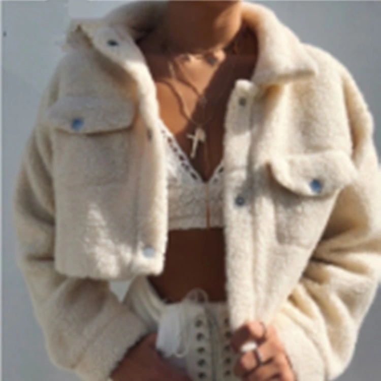 Short lamb coat