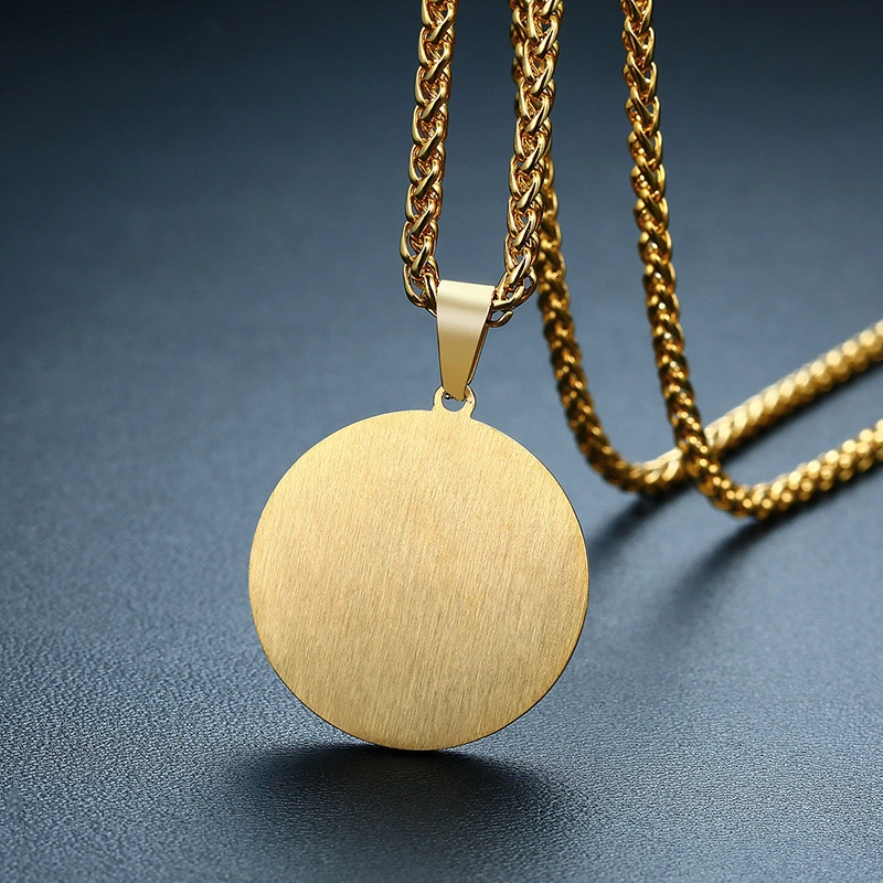 Titanium steel Allah Allah pendant