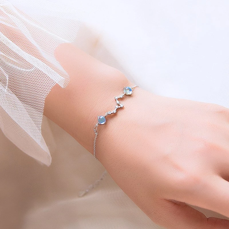 Moonstone transfer bracelet