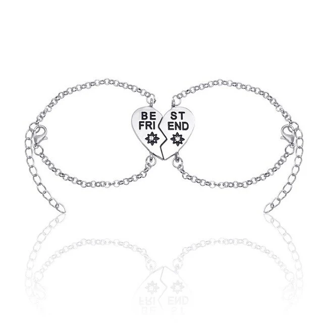 English Letters Best   Jewelry Good  Bracelet Women