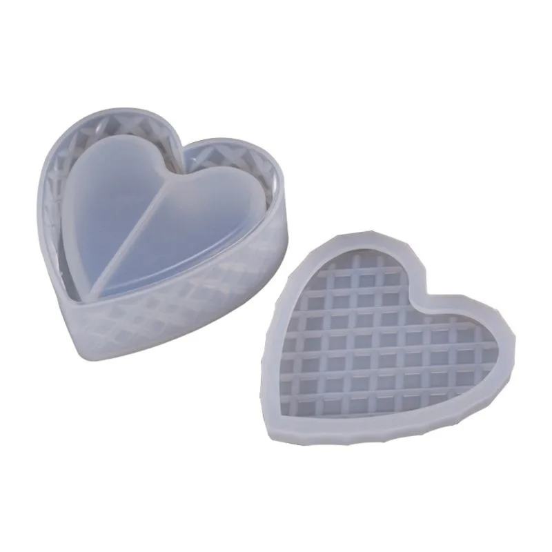 Heart shaped silicone mold