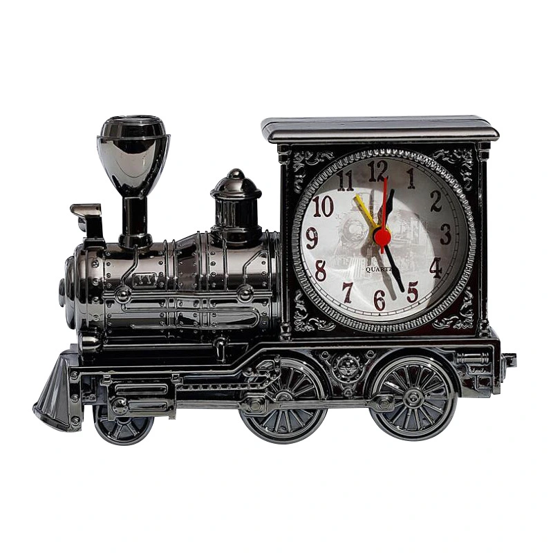 Antique locomotive alarm clock