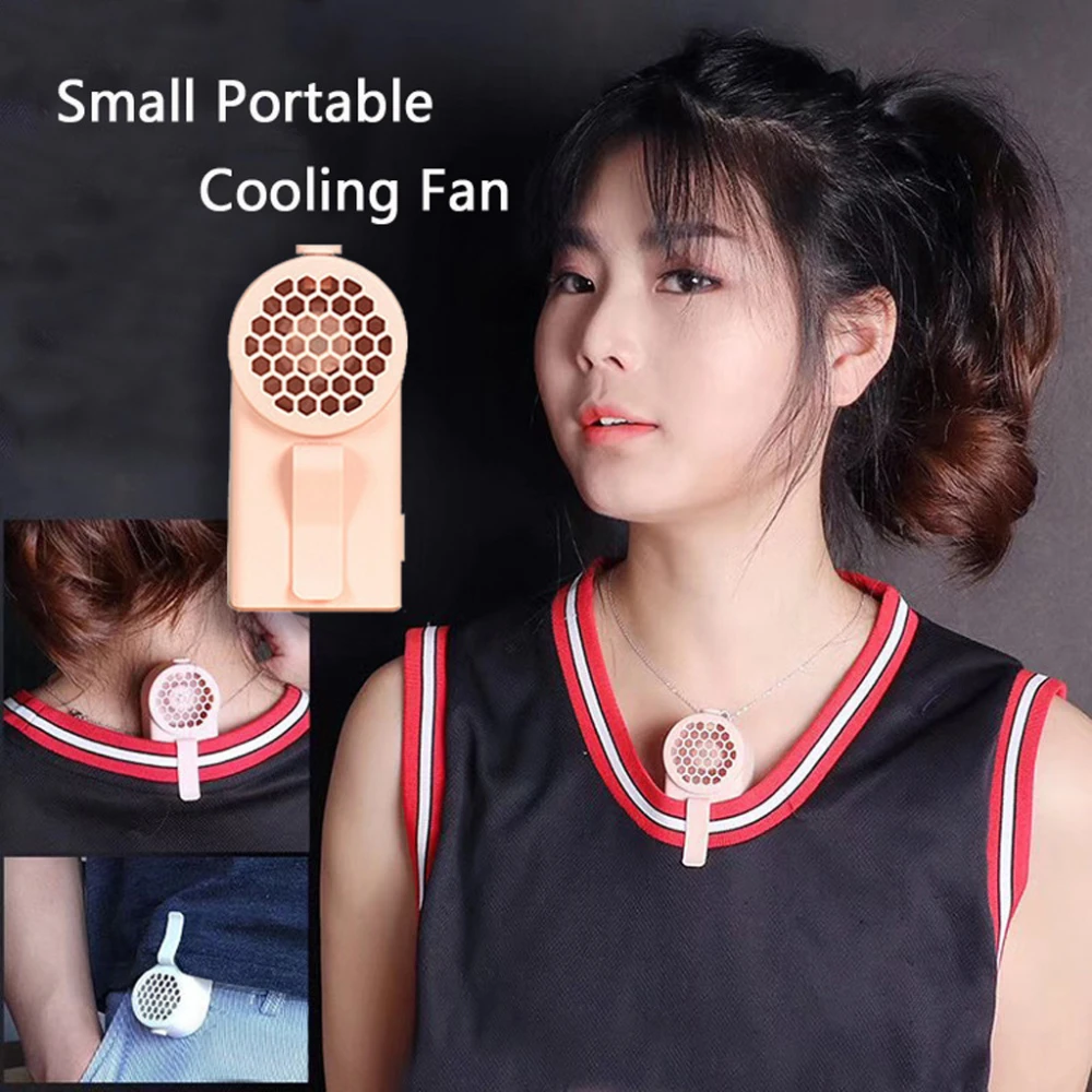 Portable personal clip on small electric fan