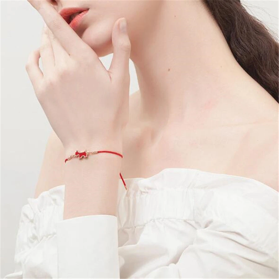 Red rope bracelet