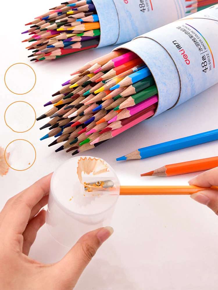 Water Soluble Color Lead Hexagonal Color Pencil