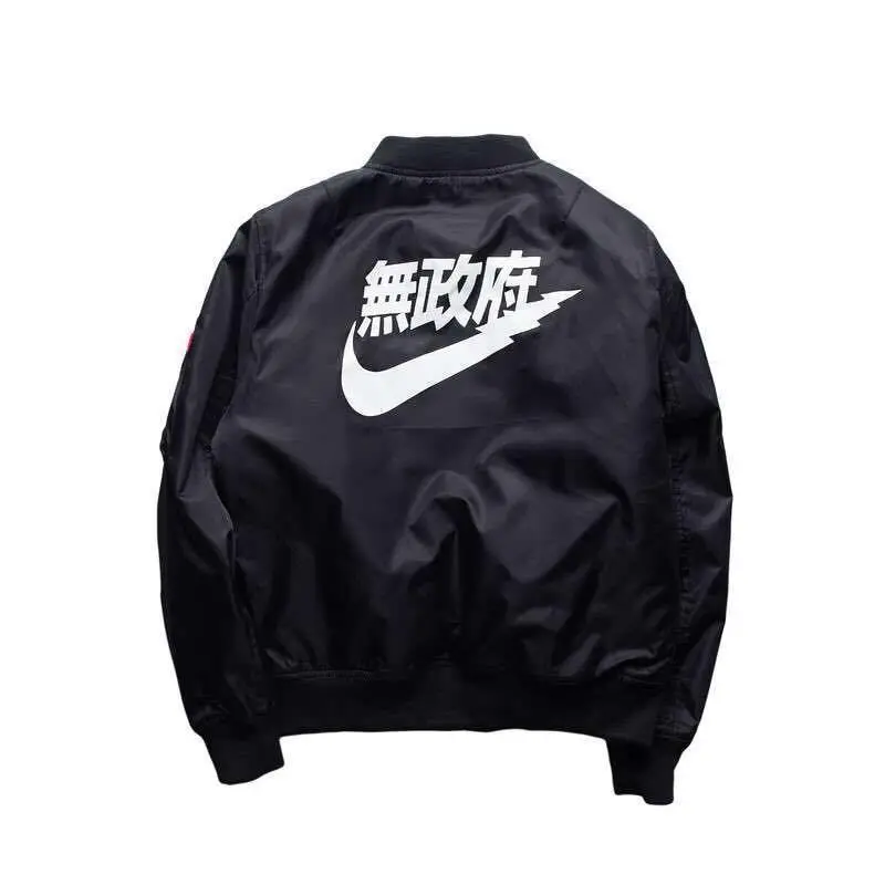 ANARCHY "NO GOVERNMENT" - BOMBER JACKET