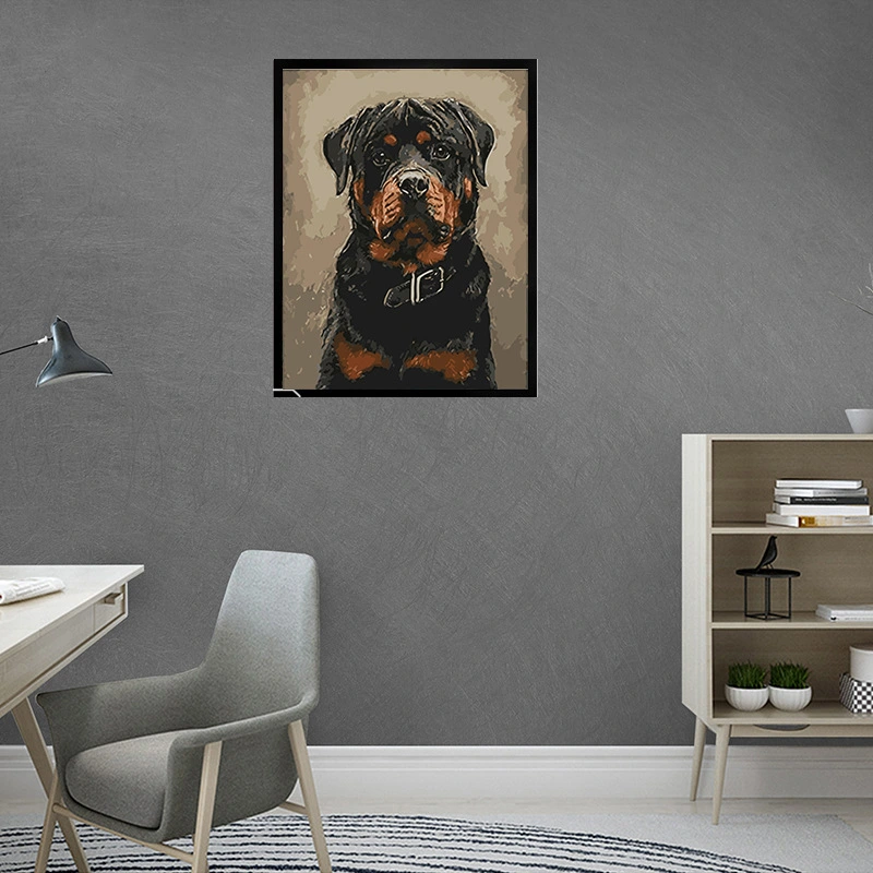 Digital decorative oil painting