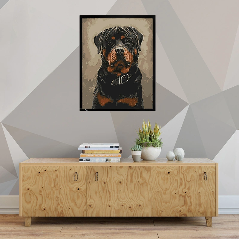 Digital decorative oil painting