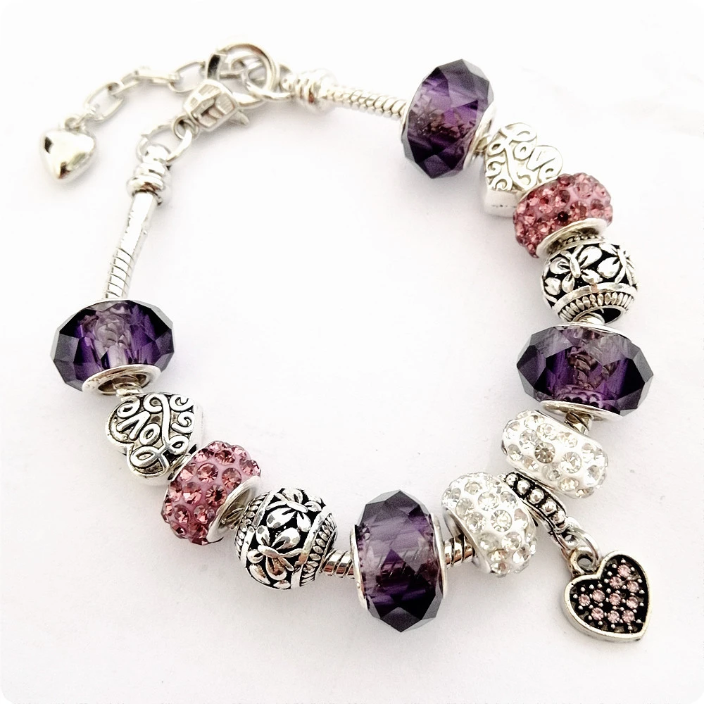 European and American bracelet crystal beaded bracelet