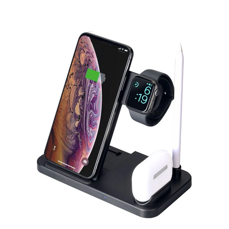 15w disc folding three-in-one wireless charger