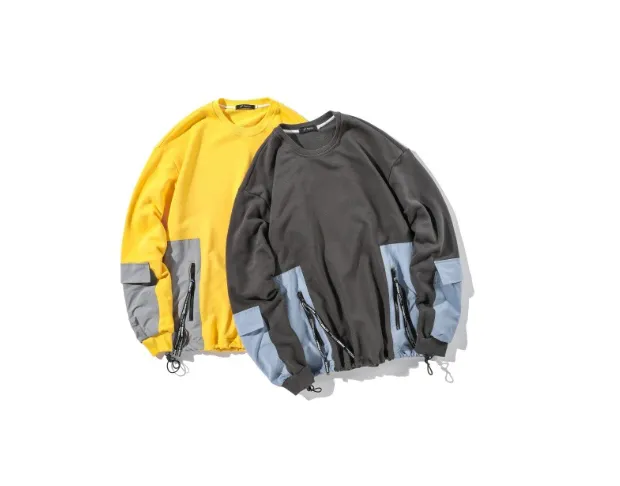 Men's pocket colorblock sweater