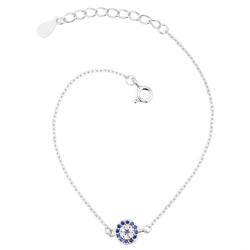 925 Silver Devil's Eye Vintage Exquisite Bracelet