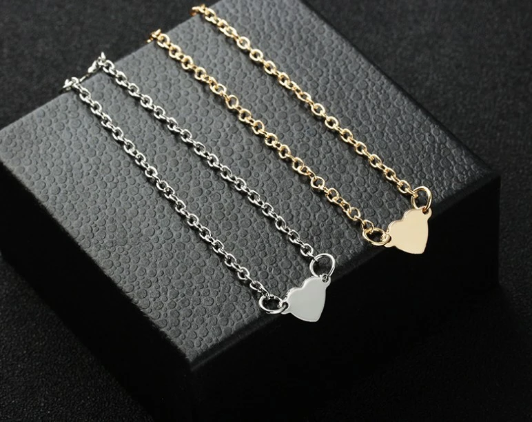 Heart shaped love peach heart bracelet