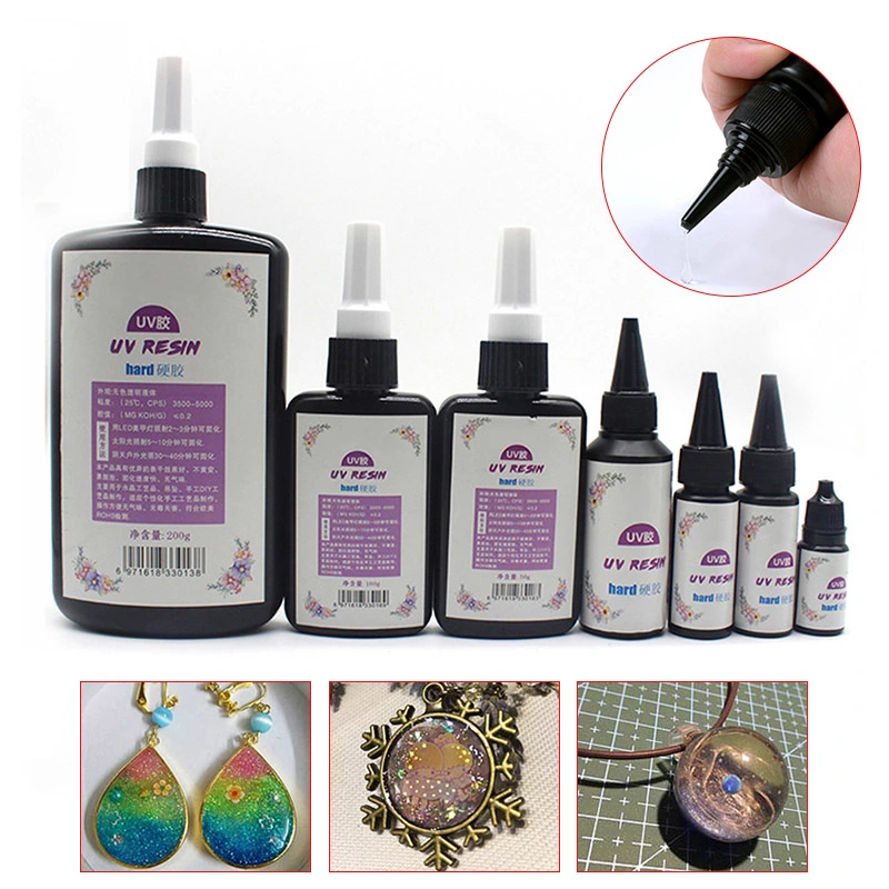 UV crystal epoxy glue UV curing