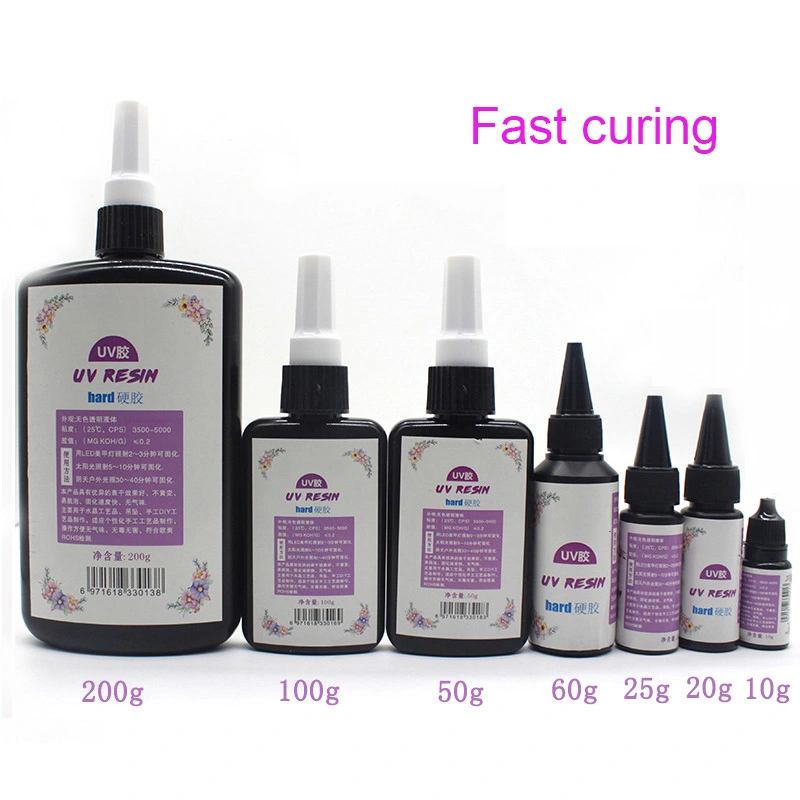 UV crystal epoxy glue UV curing