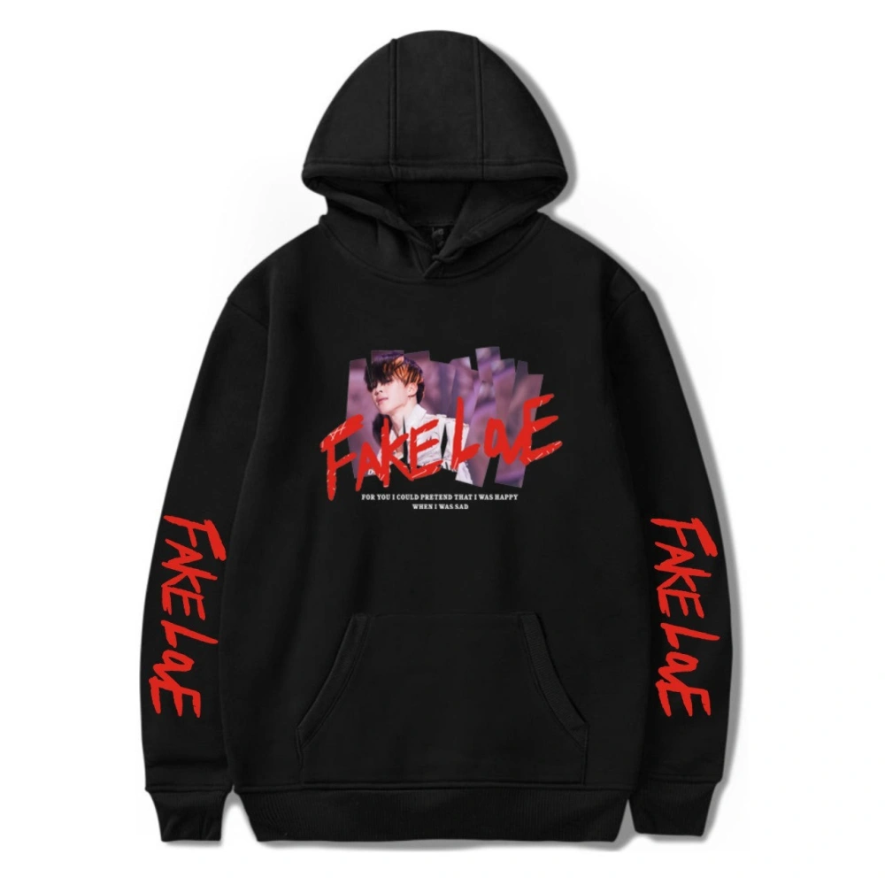 Peripheral plus hooded sweatshirt