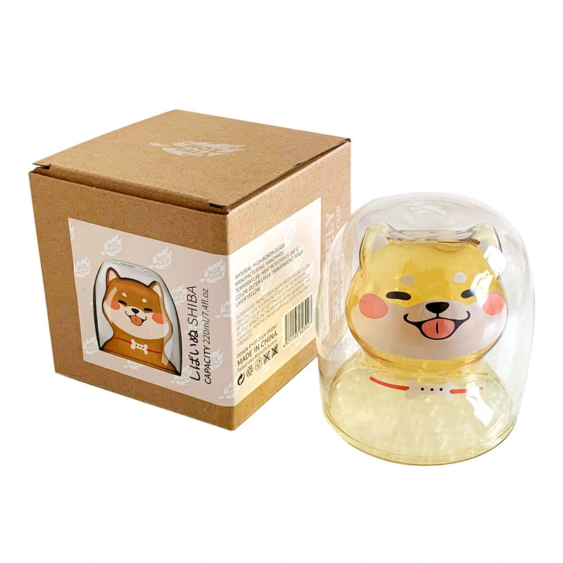 Shiba Inu Cup Double Glass Cup