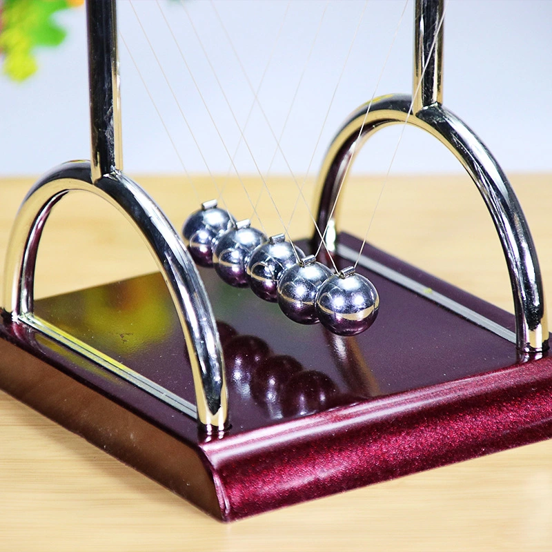 Newtons Cradle Steel Balls T Style Pendulum