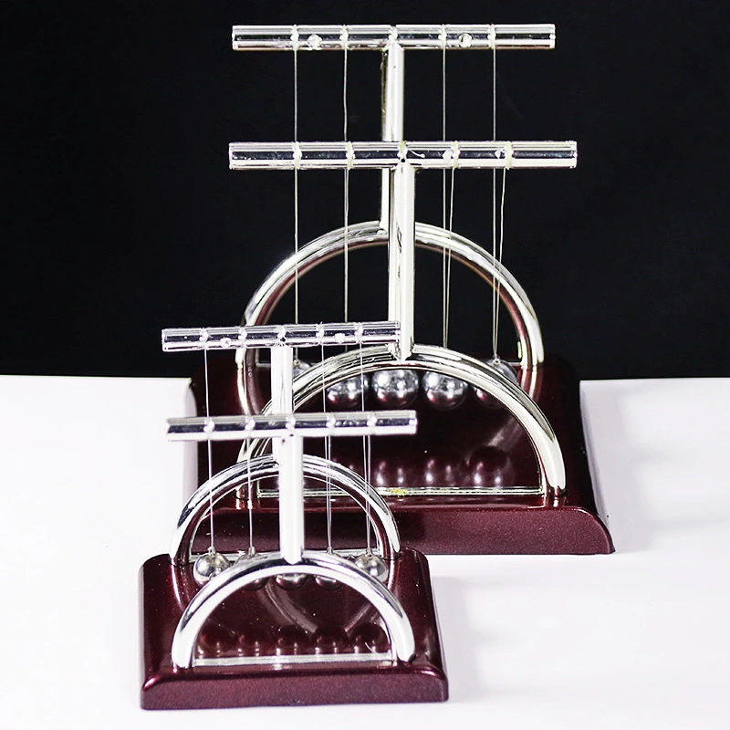 Newtons Cradle Steel Balls T Style Pendulum