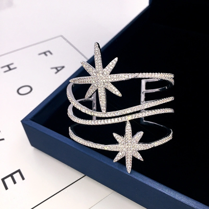 Zircon Pozi Star Bangle