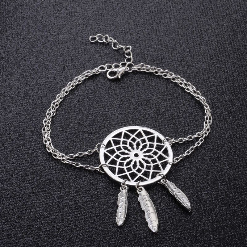 openwork pattern bracelet dream catcher
