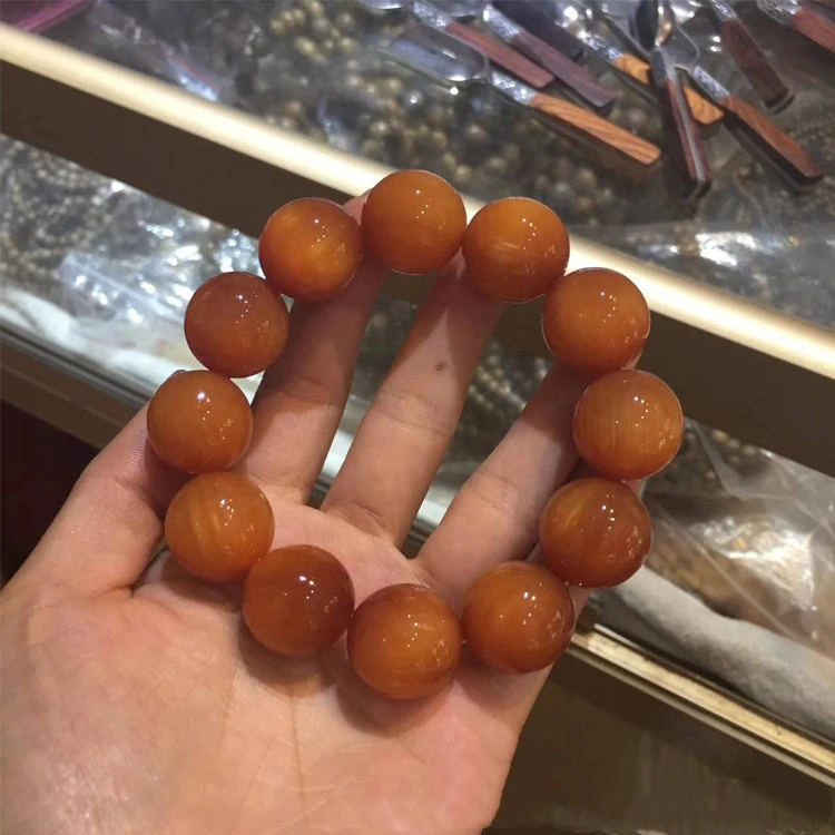 2.0 amber wood bracelet