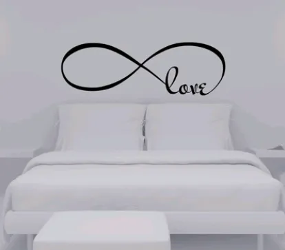 Carved infinite love LOVE English living room bedroom decorative wall sticker