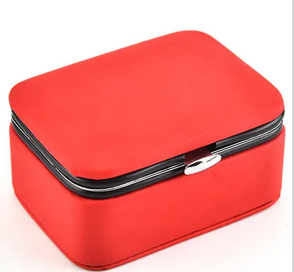 Simple PU jewelry storage box