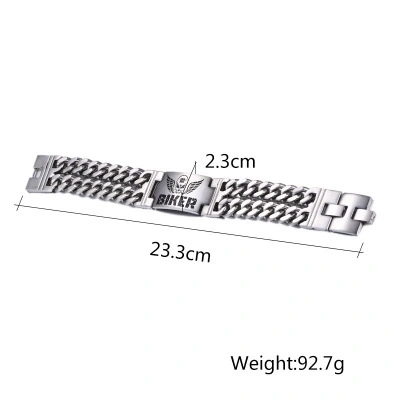 Titanium steel fashion men's bracelet