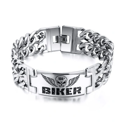 Titanium steel fashion men's bracelet